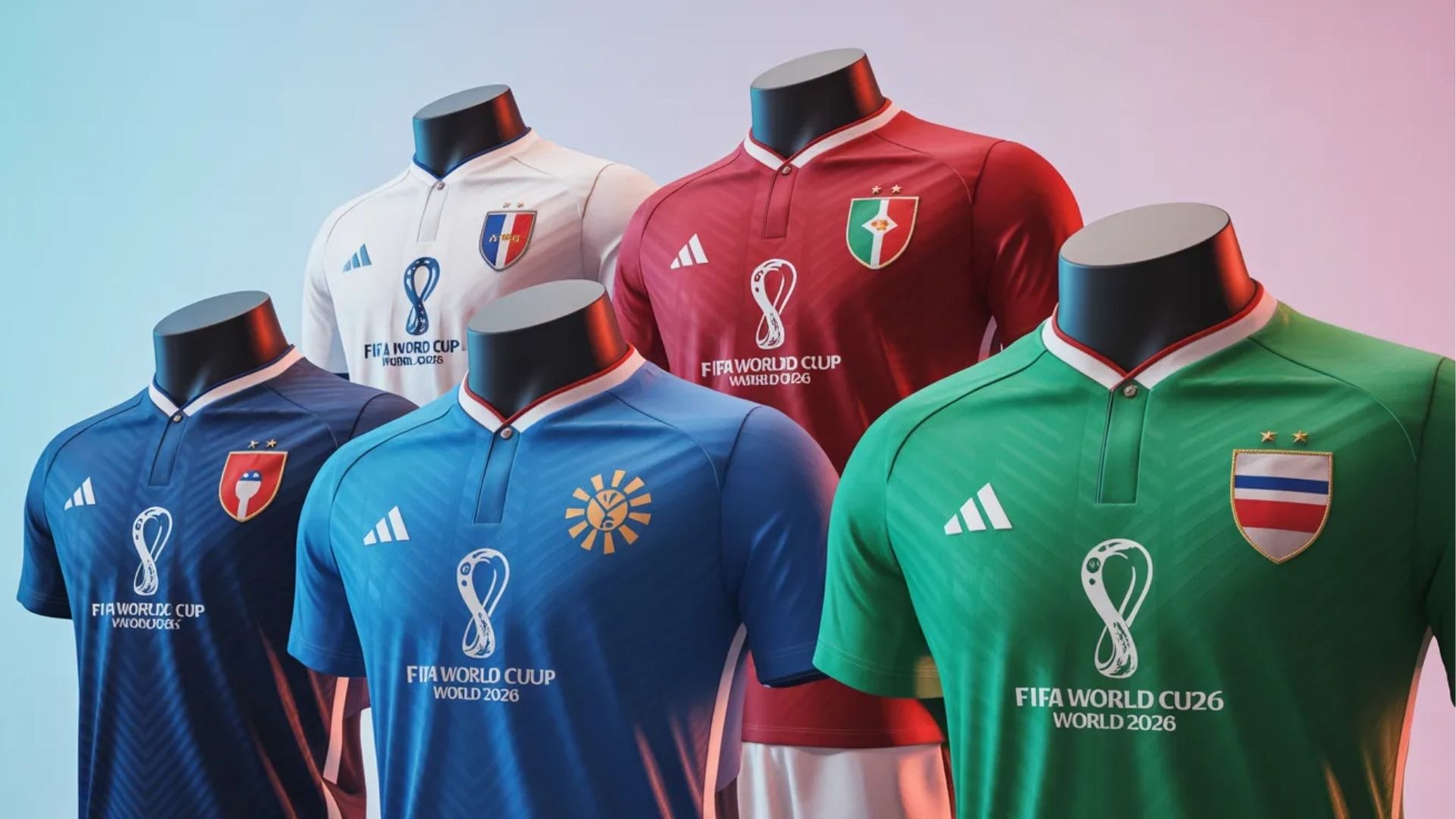 Les tenues officielles des nations qualifiées pour le mondial 2026